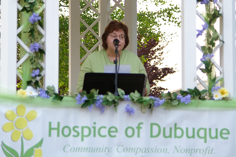 Lavonne Noel, Executive Director, emcee for the Tree of Life Memorial Service.